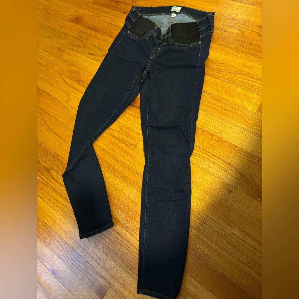 J. Crew Maternity Women’s Deep Navy Skinny Jeans